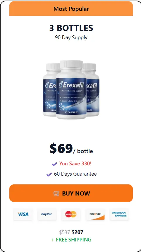 Erexafil three bottles order